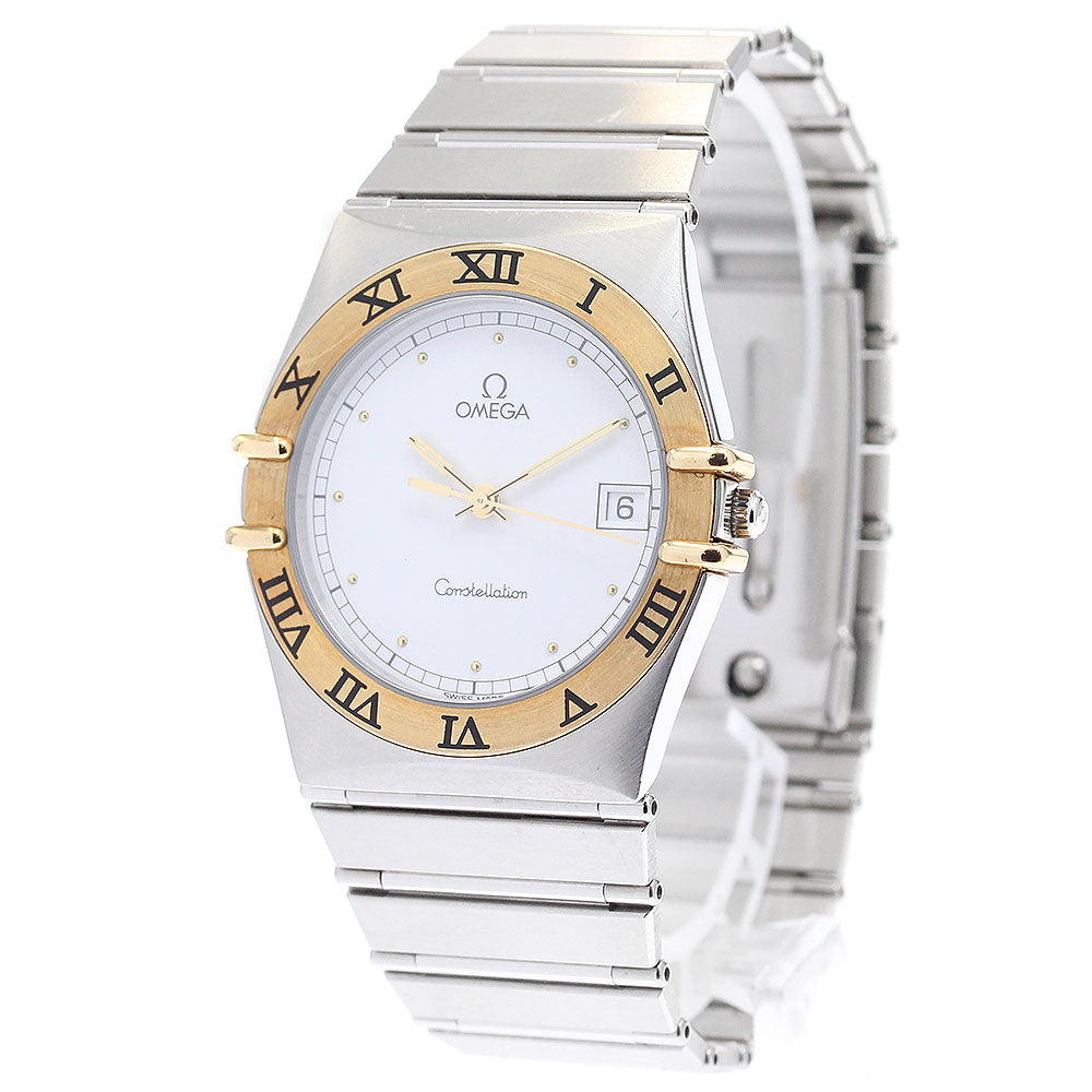 OMEGA Constellation Date white Dial Quartz Men's Watch_883247