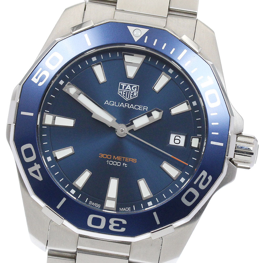 TAG HEUER Aqua racer WAY111C Date Navy Dial Quartz Men's Watch_883249