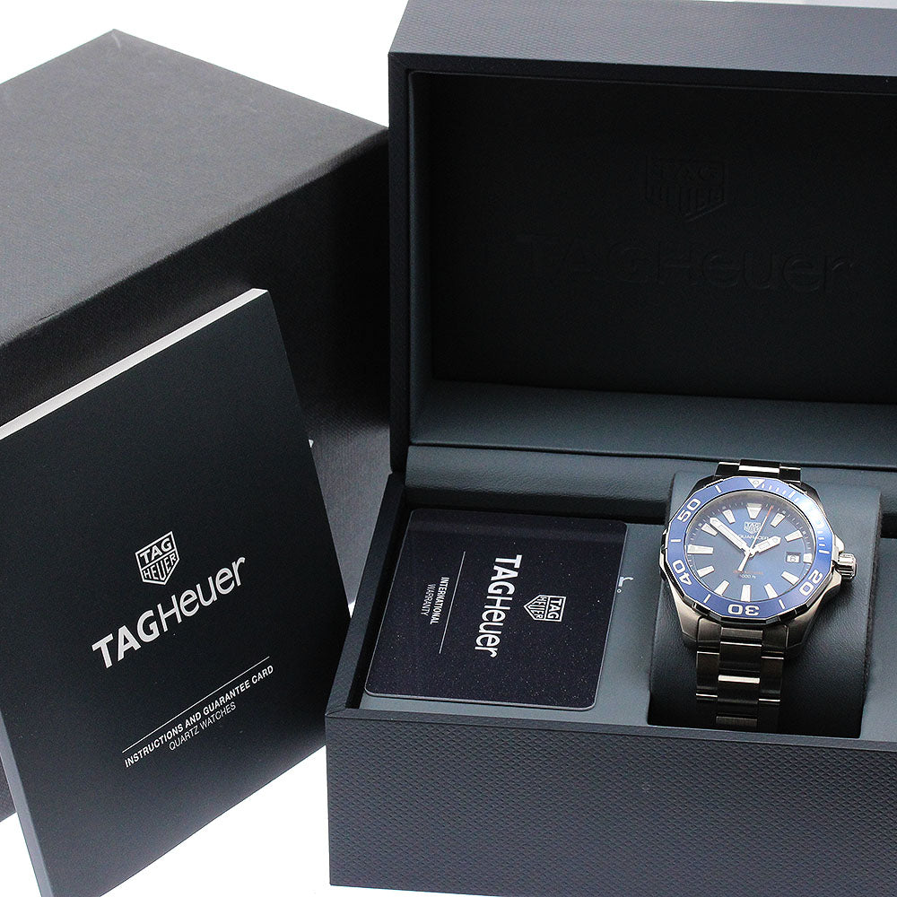 TAG HEUER Aqua racer WAY111C Date Navy Dial Quartz Men's Watch_883249