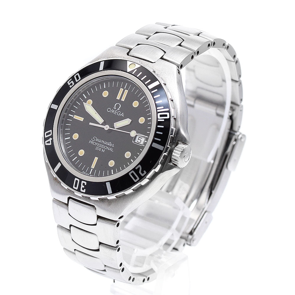OMEGA Seamaster200 Date black Dial Quartz Men's Watch_883259