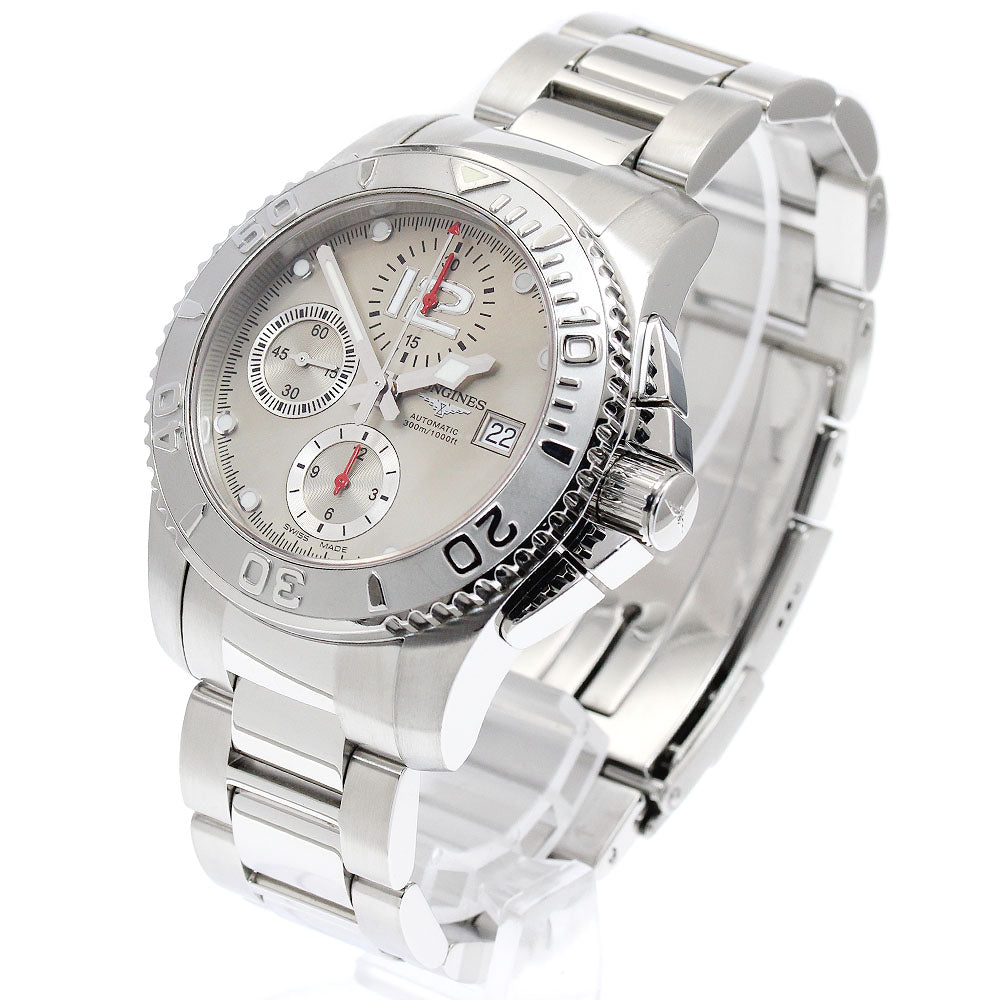 LONGINES Hydro Conquest L3.673.4 Chronograph gray Dial Automatic Men's_883261