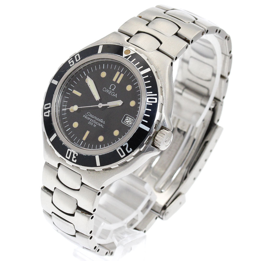 OMEGA Seamaster200 Date black Dial Quartz Men's Watch_883262