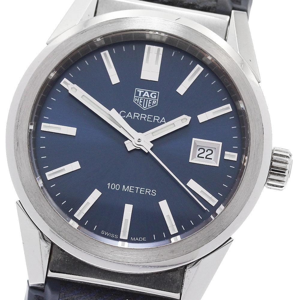 TAG HEUER Carrera Lady WBG1310 Date blue Dial Quartz Ladies Watch_883266