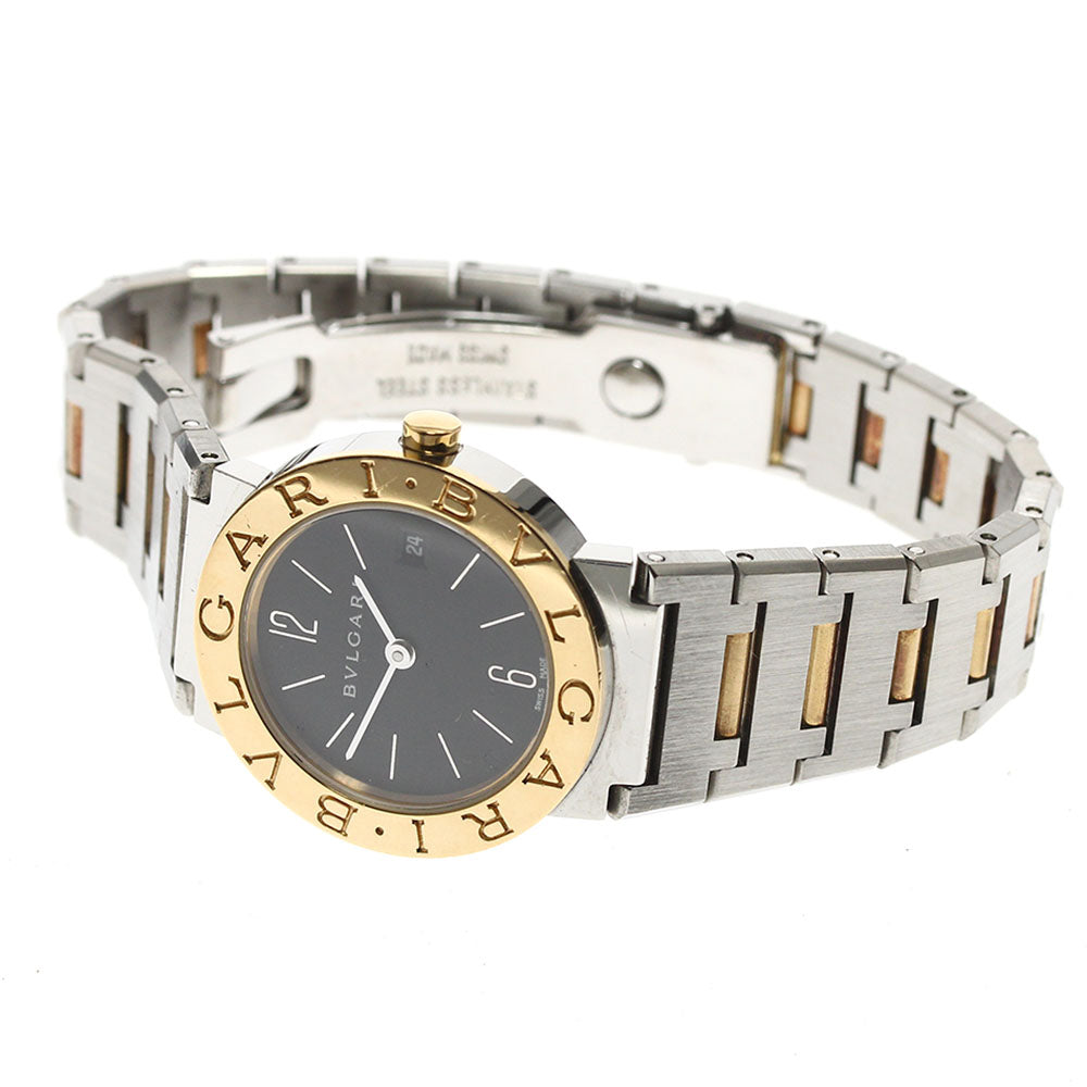BVLGARI BVLGARIBVLGARI BB26SG Date Black Dial Quartz Ladies Watch_883270