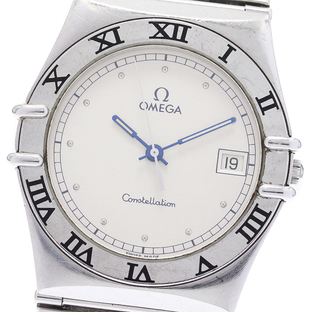 OMEGA Constellation Date Silver Dial Quartz Men's Watch_883273