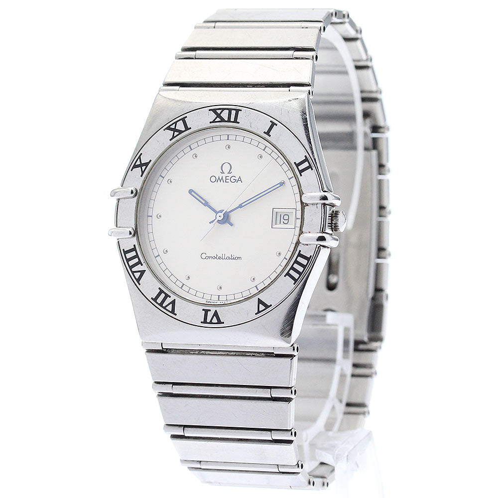 OMEGA Constellation Date Silver Dial Quartz Men's Watch_883273