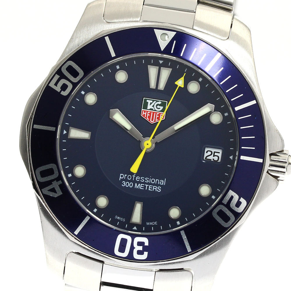 TAG HEUER Aqua racer WAB1112 Date blue Dial Quartz Men's Watch_883276