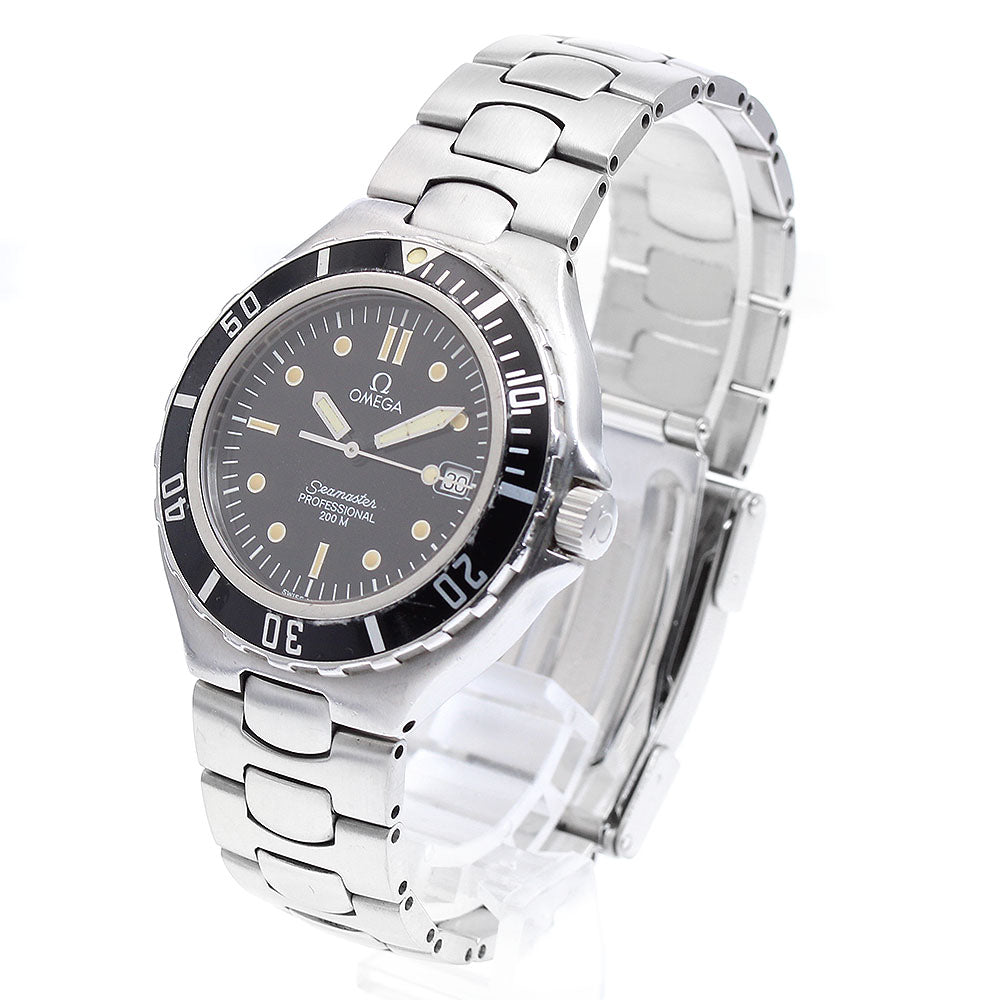 OMEGA Seamaster200 Date black Dial Quartz Men's Watch_883282