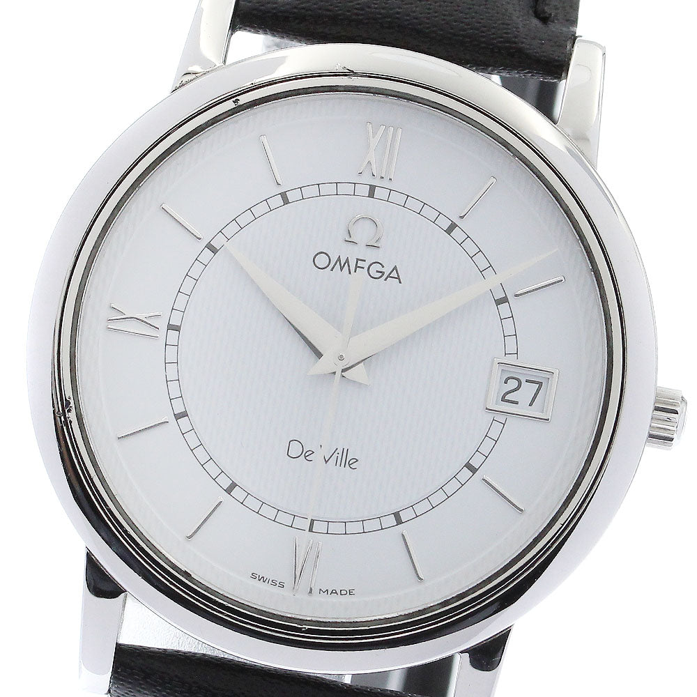 OMEGA De Ville Prestige 7824.31.01 Date white Dial Quartz Men's Watch_883284