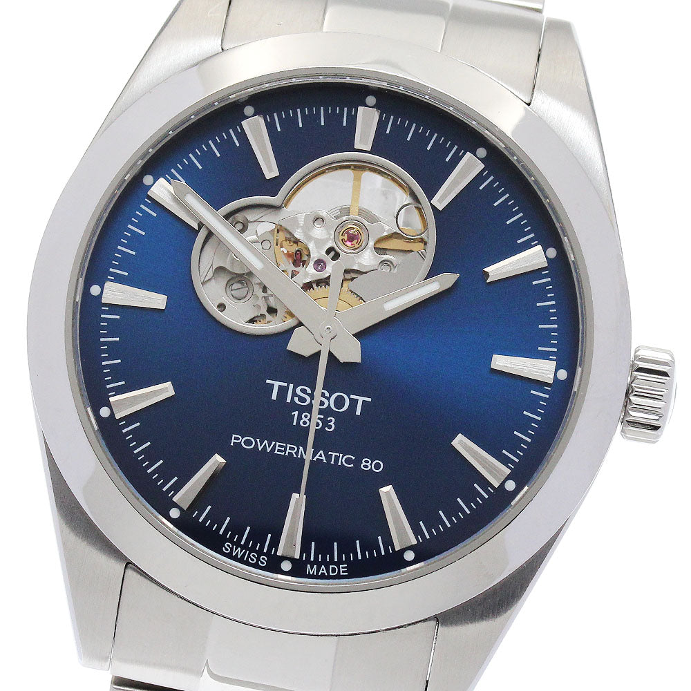 TISSOT Gentleman Powermatic 80 T127.407.11.041.01 blue Dial Automatic Men's Watch_883326