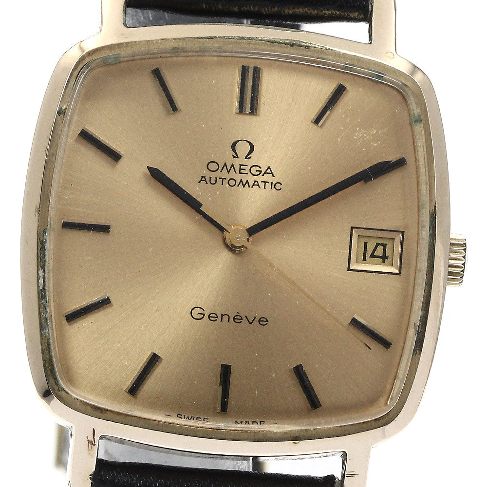 OMEGA Geneve 162.0060 Square Cal.1012 Date Automatic Men's Watch_883345