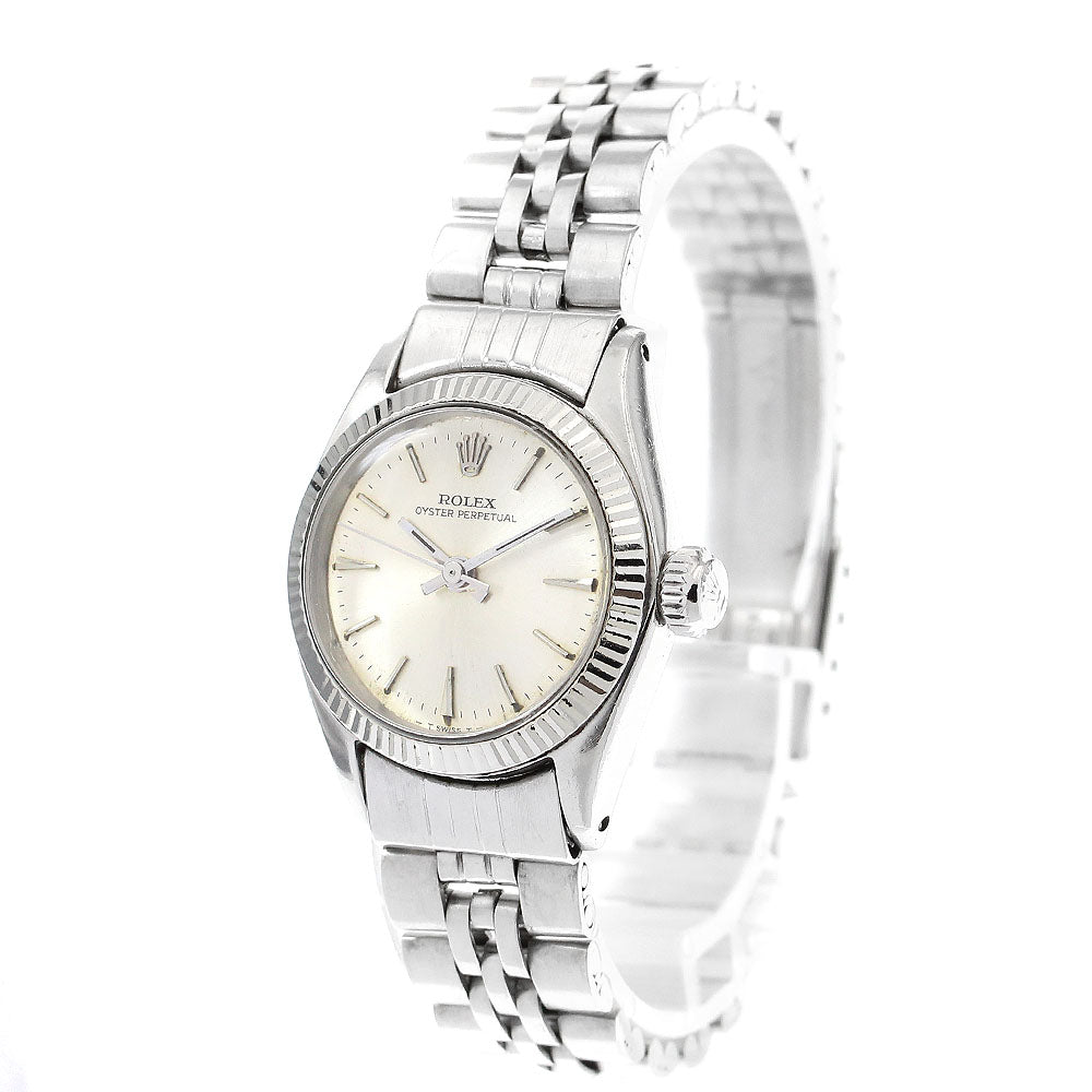 ROLEX Oyster perpetual 6619 Cal.1130 WG bezel Automatic Ladies Watch_883346