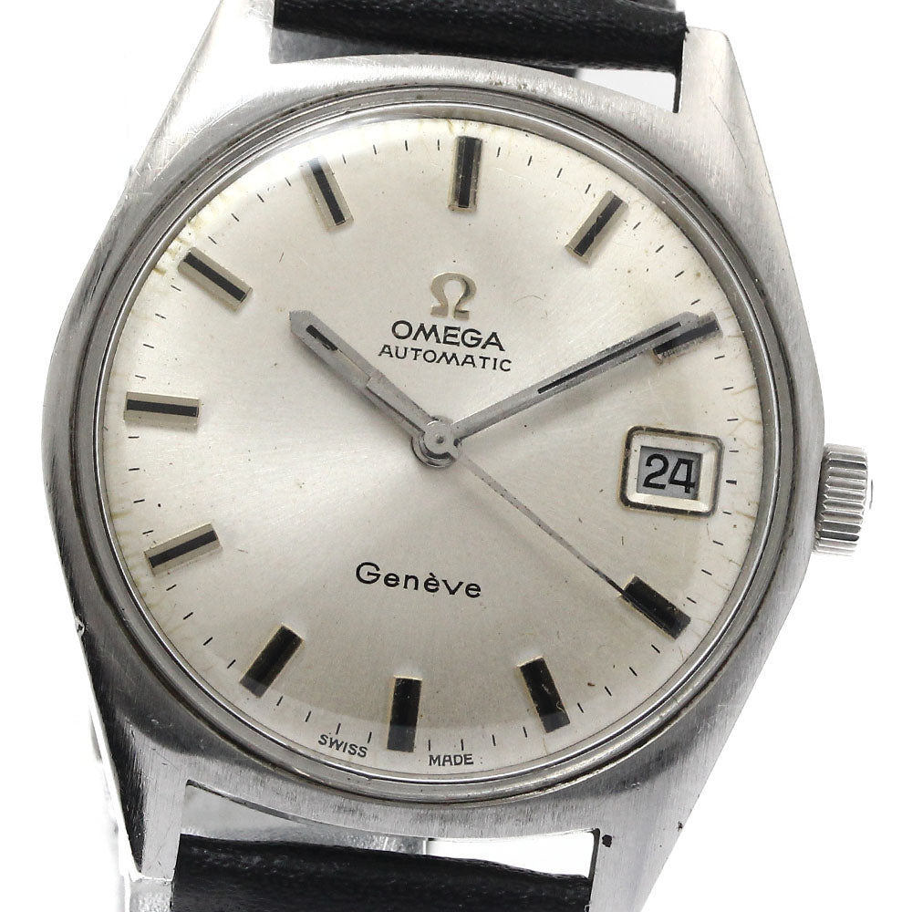 OMEGA Geneve 166.041 Cal.565 Date Silver Dial Automatic Men's Watch_883353
