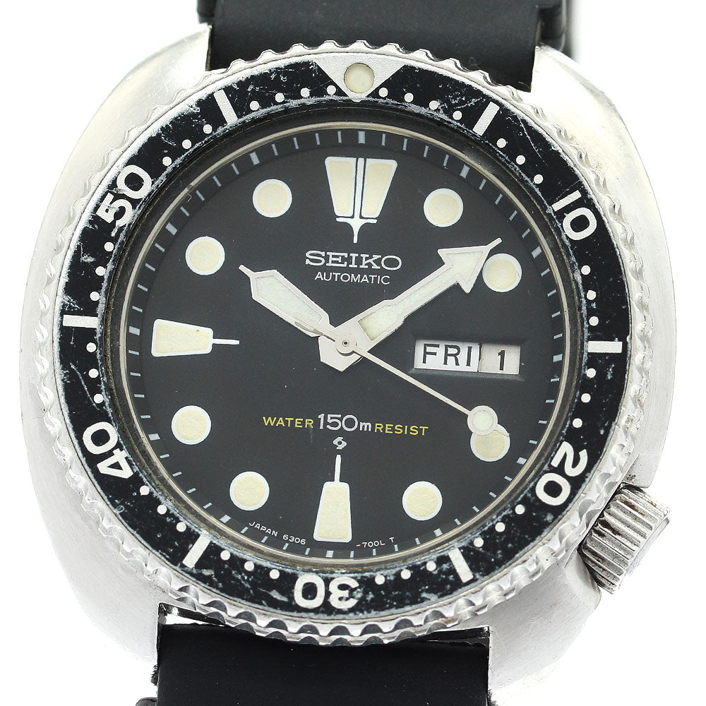 SEIKO Third diver 150m 6306-7000 Day date Automatic Men's Watch_883355