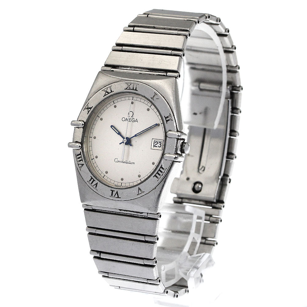 OMEGA Constellation Date Silver Dial Quartz Men's Watch_883374