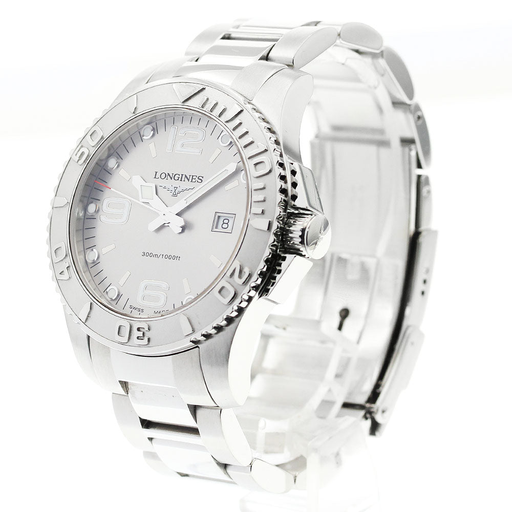 LONGINES Hydro Conquest L3.663.4 Date Silver Dial Quartz Men's Watch_883383