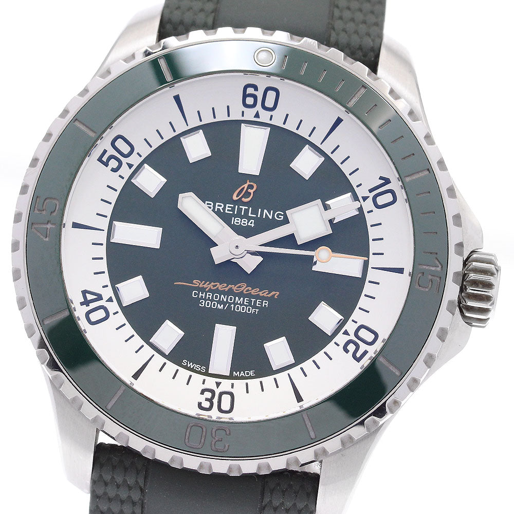 BREITLING Super Ocean Automatic 44 A17376 Green Dial Automatic Men's_883401