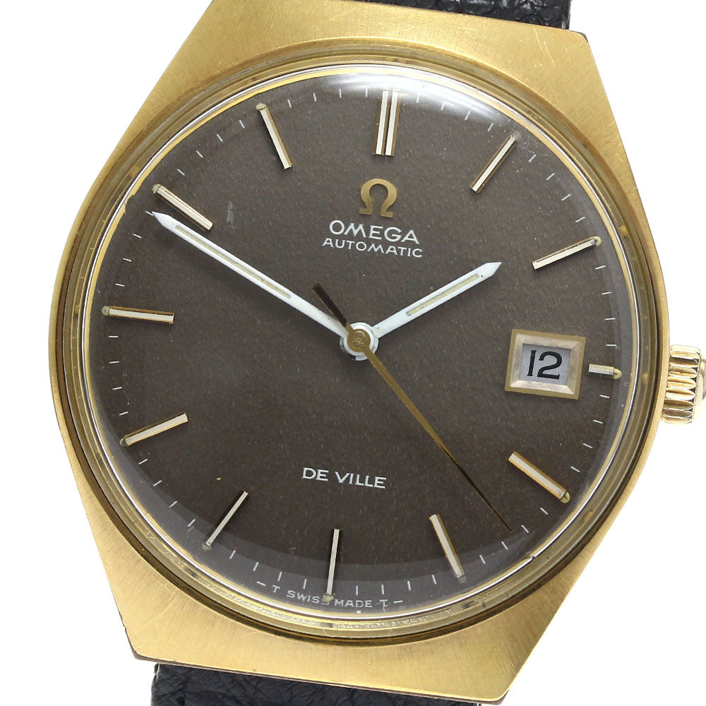 OMEGA De Ville 166.051 TOOL107 Date Brown Dial Automatic Men's Watch_883405