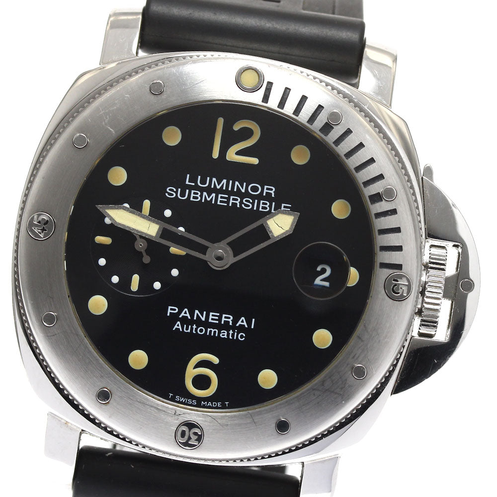 PANERAI Luminor Submersible PAM00024 Small seconds black Dial Automatic Men's Watch_883423