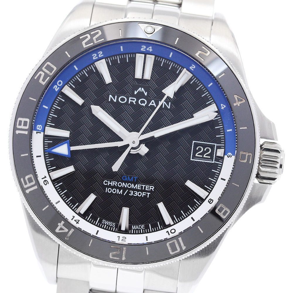 NORQAIN Adventure Nevers NN1100SC1CG/BA111/150SG GMT black Dial Automatic Men's Watch_883424