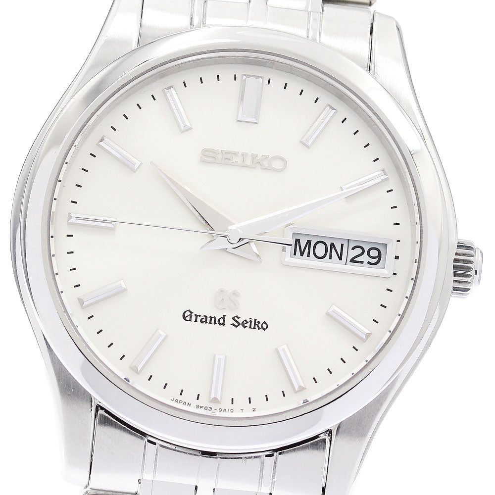 SEIKO Grand Seiko SBGT005/9F83-9A30 Day date Silver Dial Quartz Men's_883428