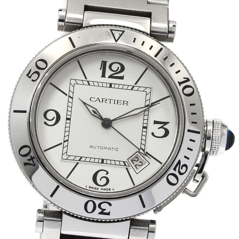 CARTIER Pacha Sea timer W31080M7 Date Silver Dial Automatic Men's Watch_883435
