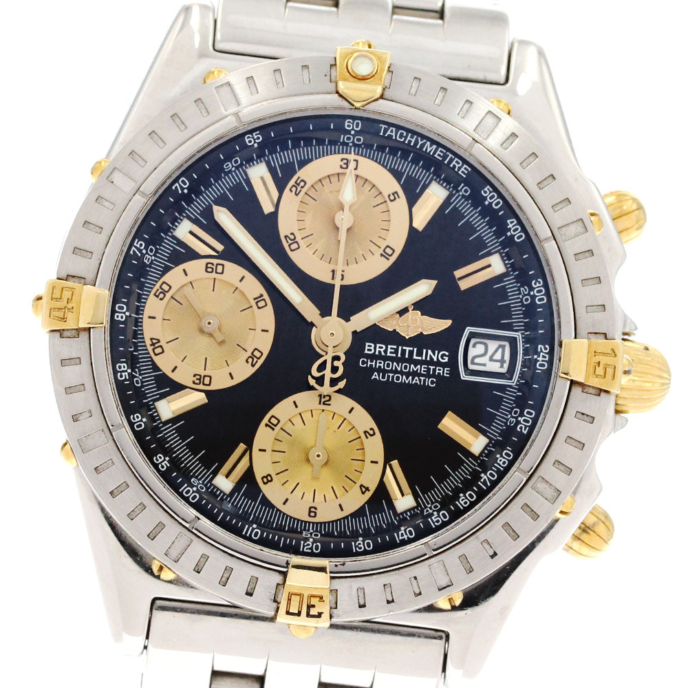 BREITLING Chronomat Bikoro B13352 Date Black Dial Automatic Men's Watch_883466