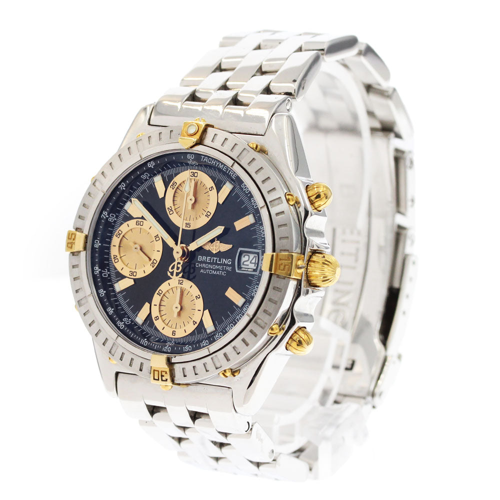 BREITLING Chronomat Bikoro B13352 Date Black Dial Automatic Men's Watch_883466