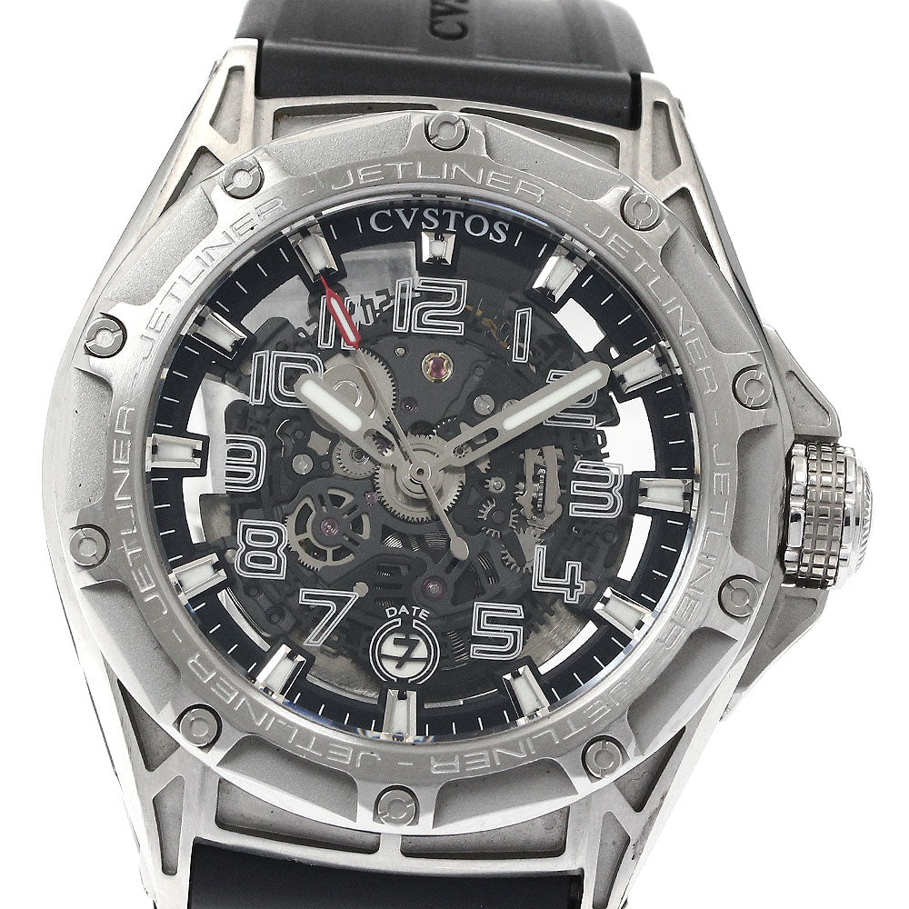 CVSTOS Challenge-R Jetliner CVR45-JET ST Date Automatic Men's Watch_883470