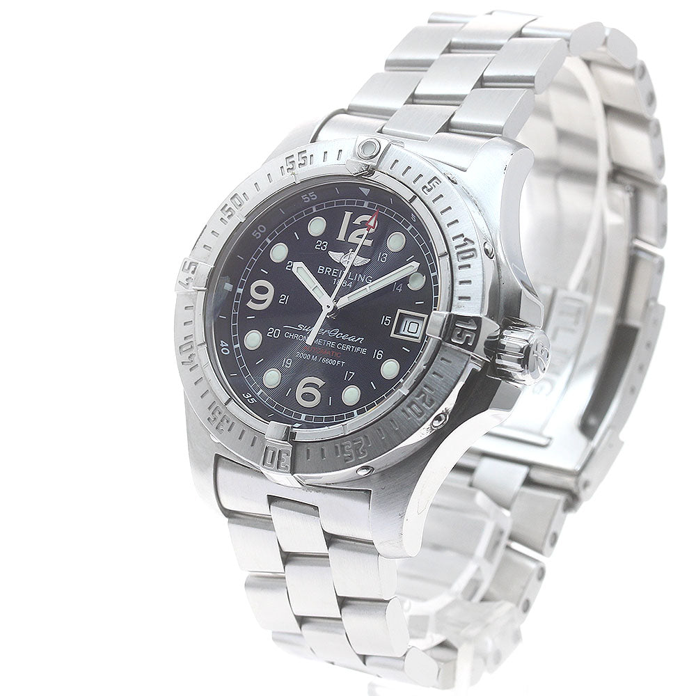 BREITLING Super Ocean A17390 Date black Dial Automatic Men's Watch_883471