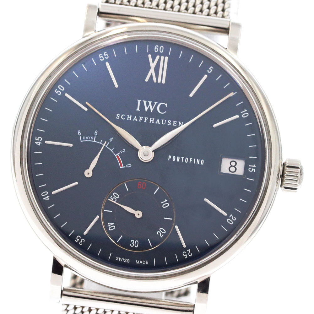 IWC SCHAFFHAUSEN Portofino Handwind 8 Days IW510106 Hand Winding Men's_883487