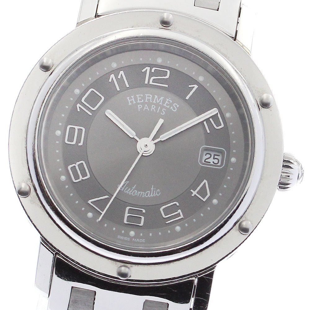 HERMES Clipper CL5.410.230/3831 Date gray Dial Automatic Boy's Watch_883509
