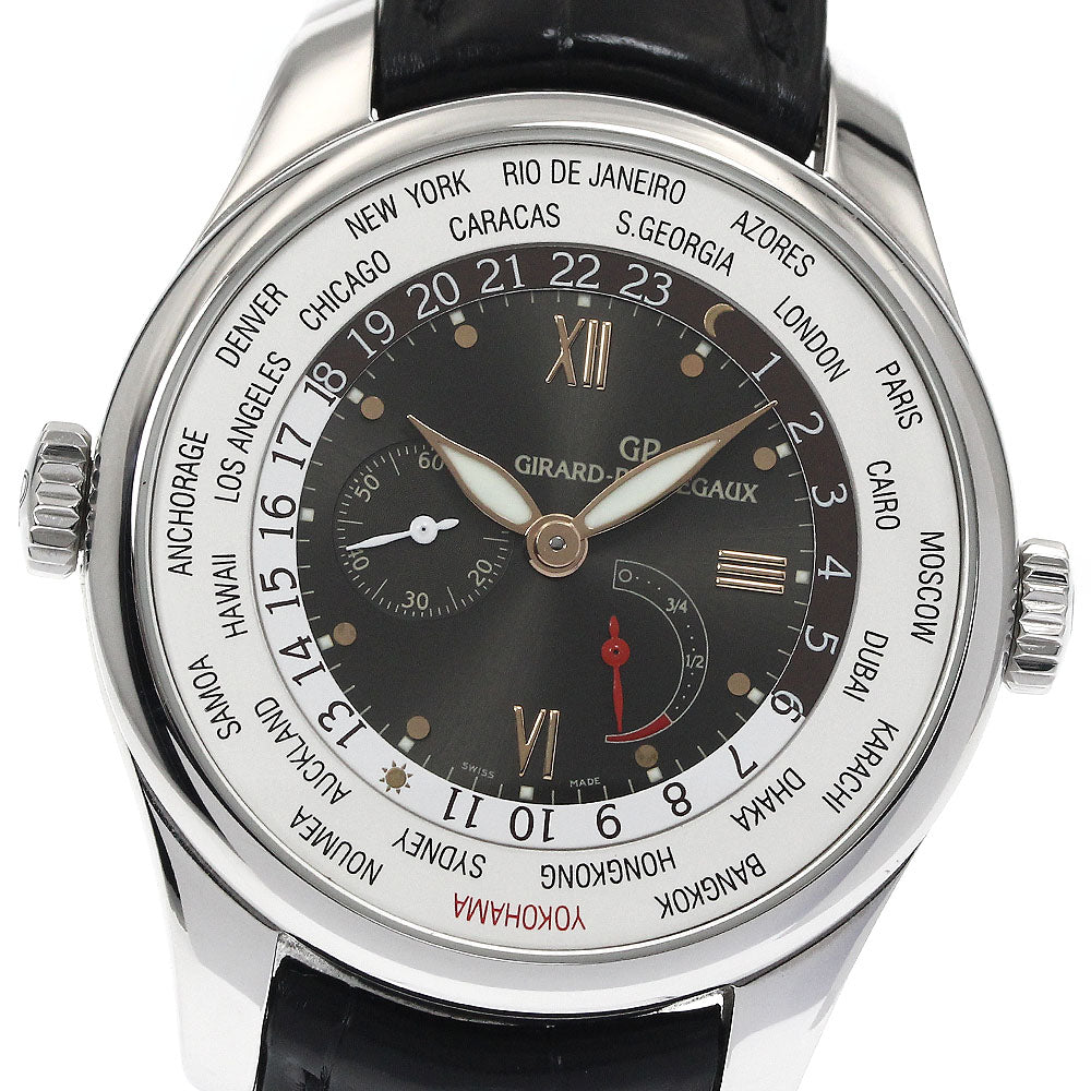GIRARD PERREGAUX WW.TC Financial Power Reserve 49851 Gray / Silver Dial Automatic Men's Watch_883510