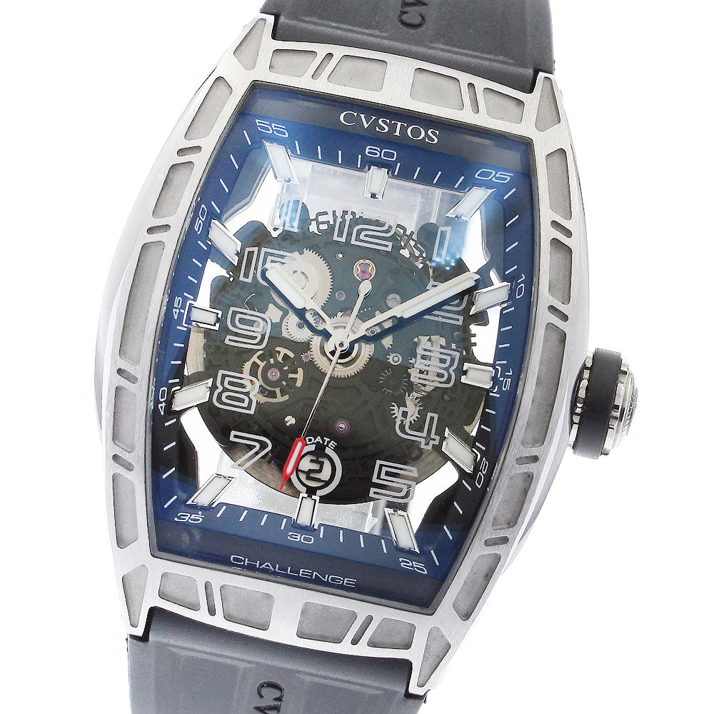 CVSTOS Challenge Jetliner CVT-JET-SL Date skeleton Dial Automatic Men's_883513