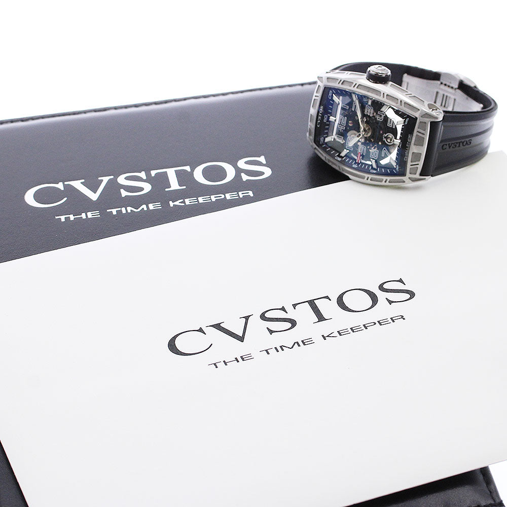CVSTOS Challenge Jetliner CVT-JET-SL Date skeleton Dial Automatic Men's_883513