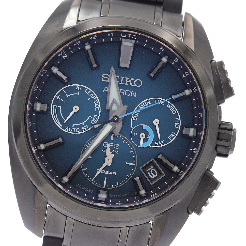 SEIKO Astron SBXC105/5X53-0BN0 GPS limited 800 Solar Powered Radio Men's_883527