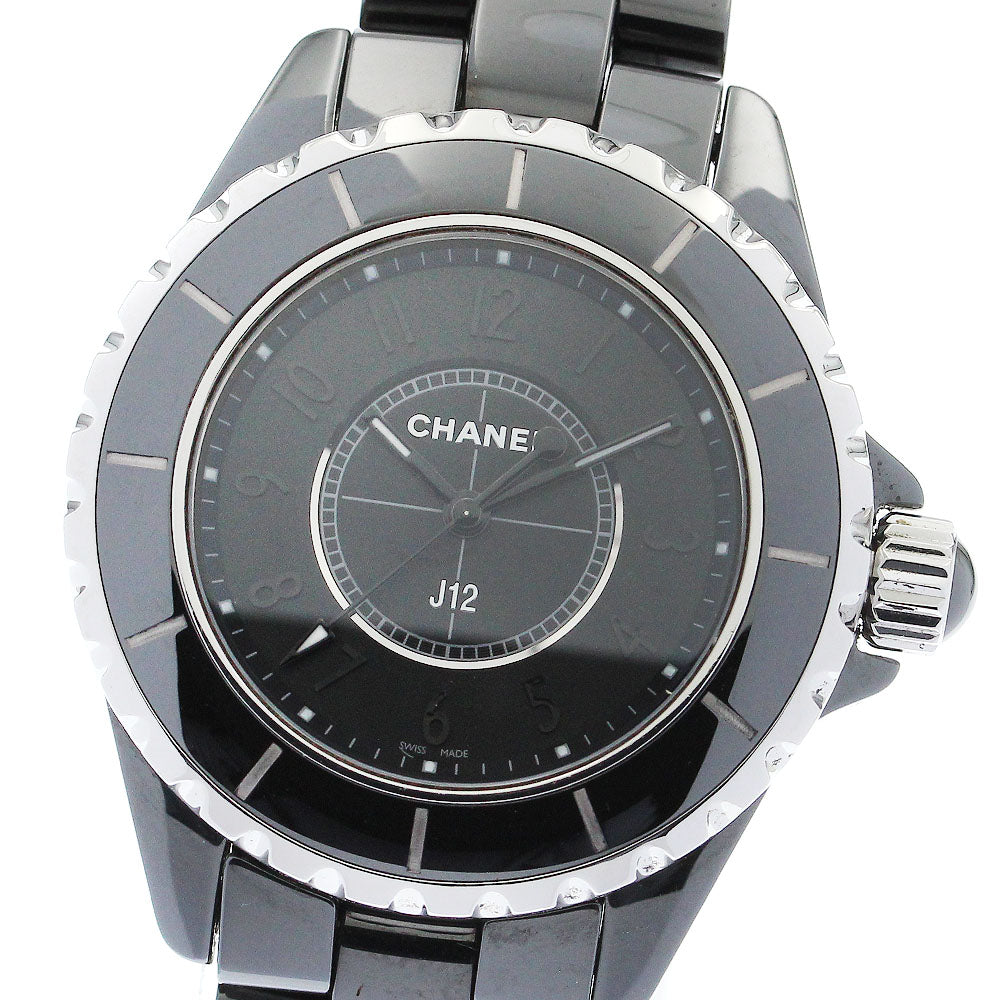 CHANEL J12 H3828 Intense black black Dial Quartz Ladies Watch_883529