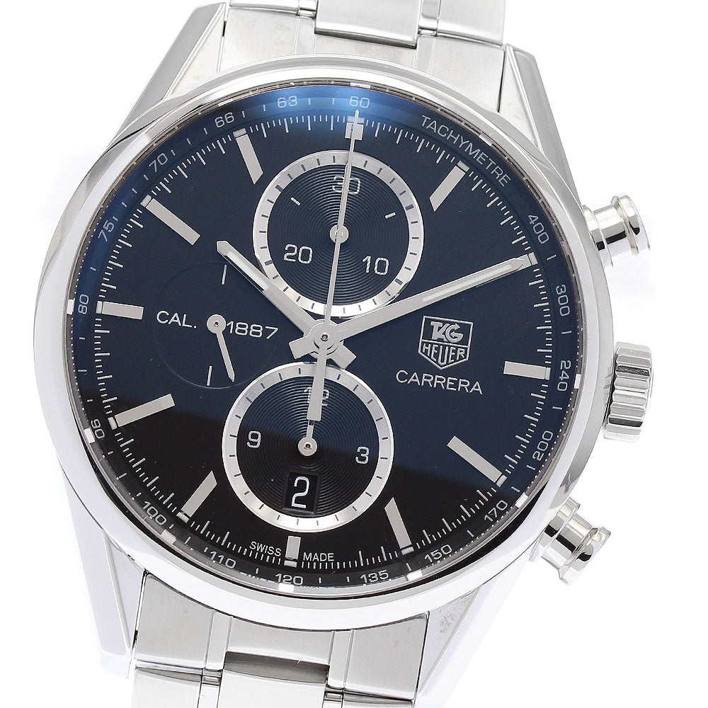 TAG HEUER Carrera CAR2110-3 Chronograph Date black Dial Automatic Men's_883540