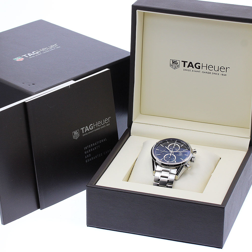 TAG HEUER Carrera CAR2110-3 Chronograph Date black Dial Automatic Men's_883540