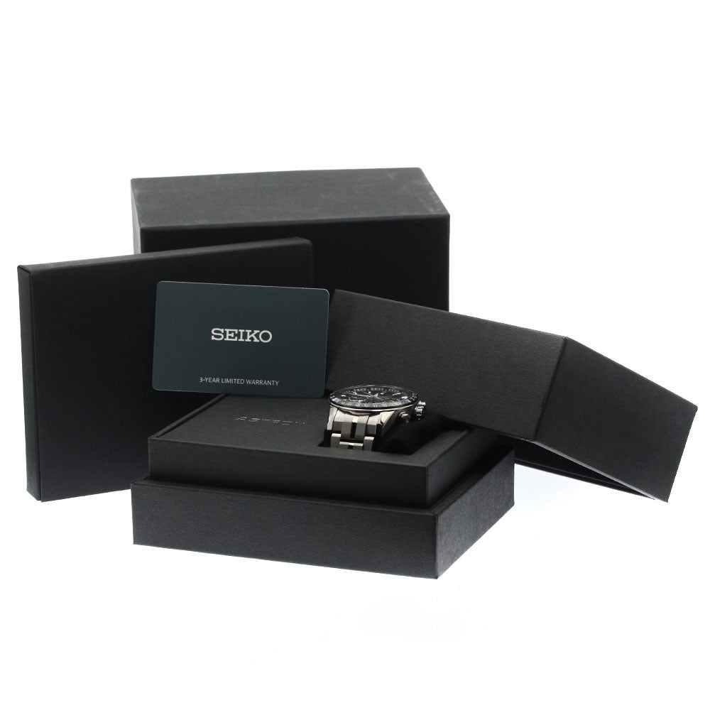 SEIKO Astron SBXC003/5X53-0AB0 GPS black Dial Solar Powered Radio Men's_883544