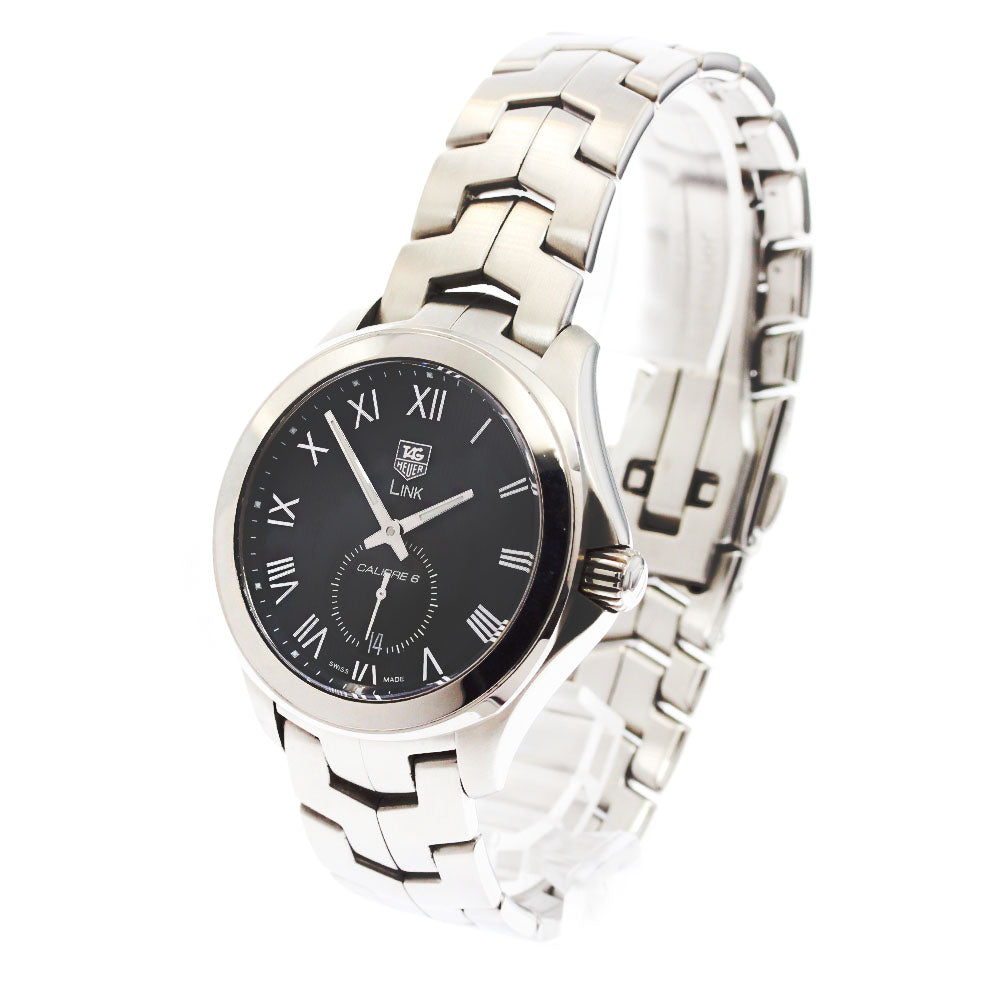 TAG HEUER Link Caliber 6 WAT2114 Date black Dial Automatic Men's Watch_883546