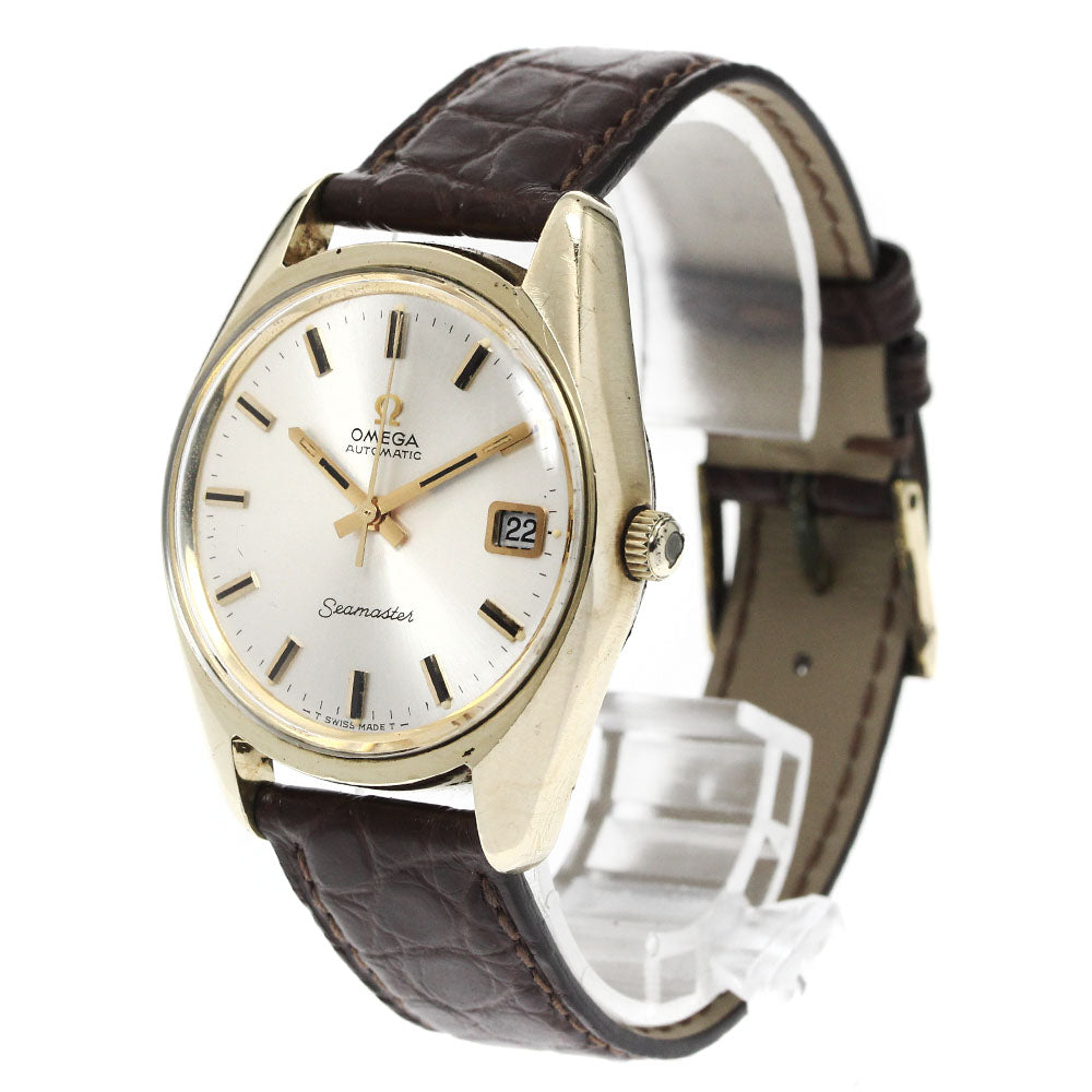 OMEGA Seamaster 166.067 Date Cal.565 Silver Dial Automatic Men's Watch_883549