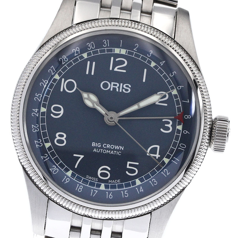 ORIS Big Crown Pointer Date 01 754 7741 4065 blue Dial Automatic Men's Watch_883552