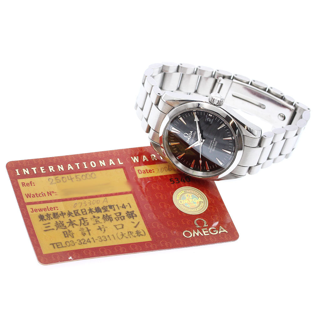 OMEGA Seamaster Aqua Terra 2504.50 Chronometer Co-Axial Automatic Boy's_883560