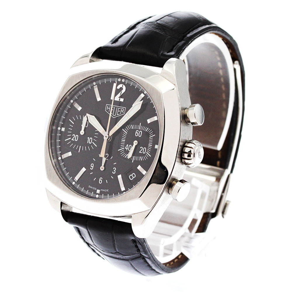 Heuer Monza CR2110 Chronograph black Dial Automatic Men's Watch_883563