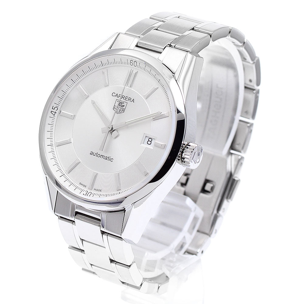 TAG HEUER Carrera Caliber 5 WV211A-0 Date Silver Dial Automatic Men's_883567