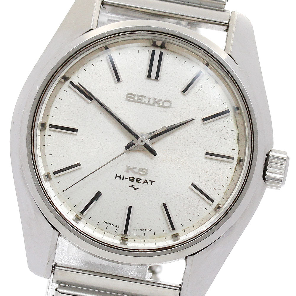 SEIKO King Seiko High Beat 45-7000 Silver Dial Hand Winding Men's Watch_883590