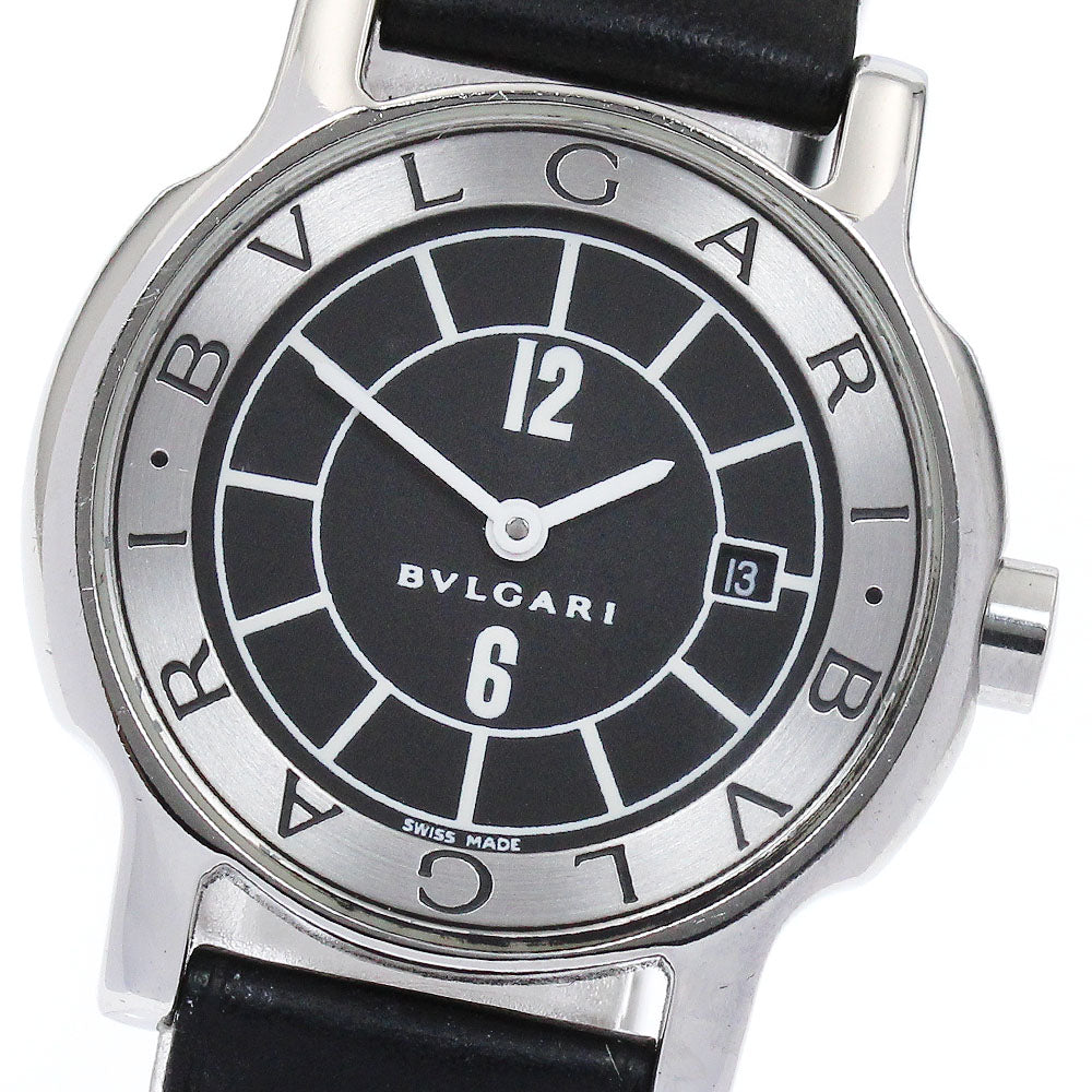 BVLGARI Solo tempo ST29S Date black Dial Quartz Ladies Watch_883597