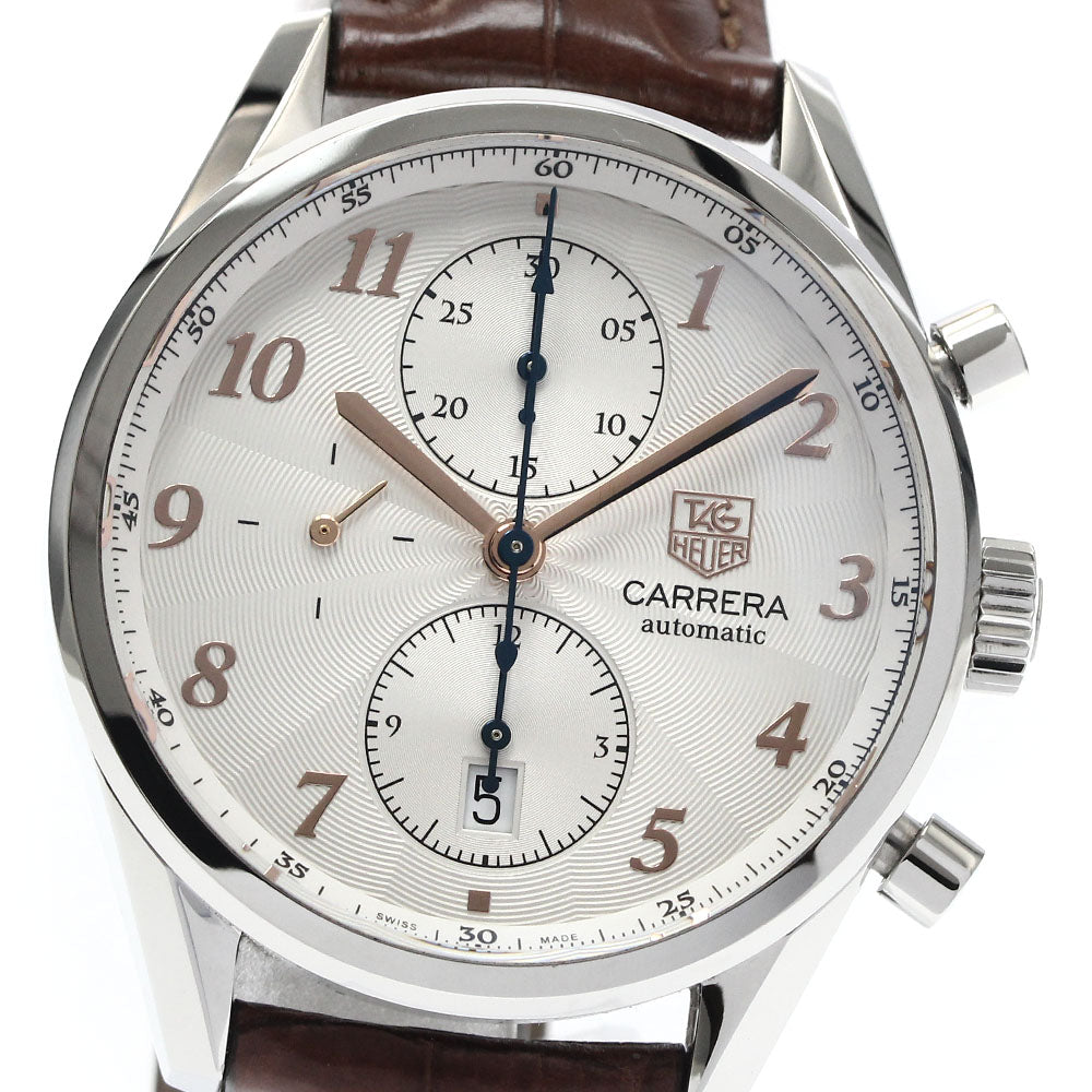TAG HEUER Carrera Heritage CAS2112.FC6291 Caliber 16 Chronograph Silver Dial Automatic Men's Watch_883652