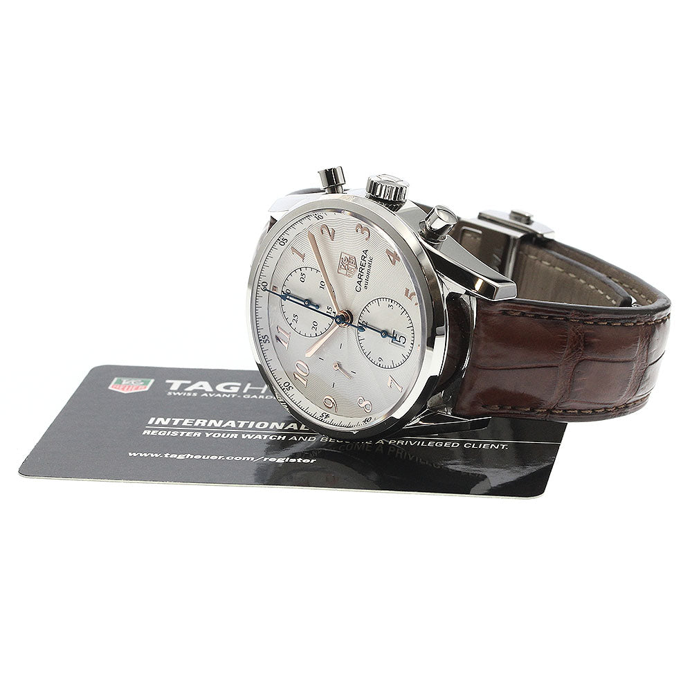 TAG HEUER Carrera Heritage CAS2112.FC6291 Caliber 16 Chronograph Silver Dial Automatic Men's Watch_883652